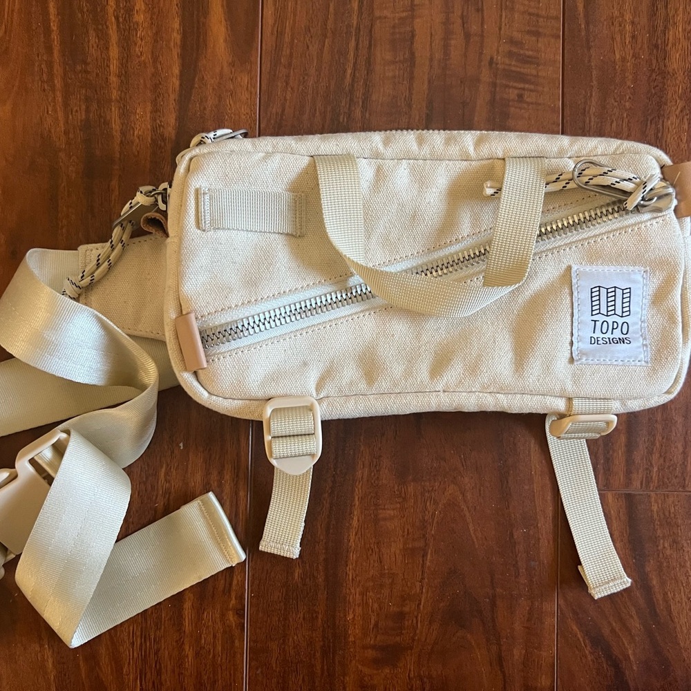 Topo Designs Beige Crossbody Bag
